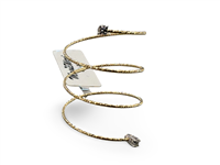 Ring Magic Wire Woman Silenzio in Yellow Gold Diamante 0.04 Ct 62-AS-GD-01 - 62-AS-GD-01